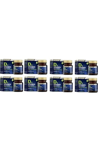 Nutraxin Vitamin D3 1000Iu - 120 Tablets * 8 Vitamin Supplements