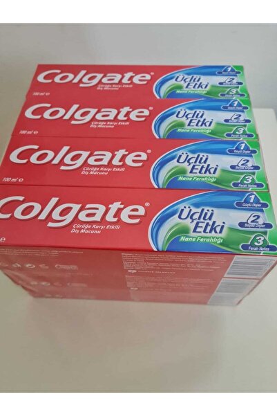 Colgate 6 Adet Üçlü Etki Diş Macunu 100 Ml