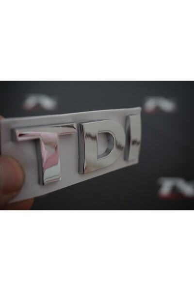 Volkswagen Tdi Baggage Chrome Metal 3m شعار حروف ثلاثي الأبعاد