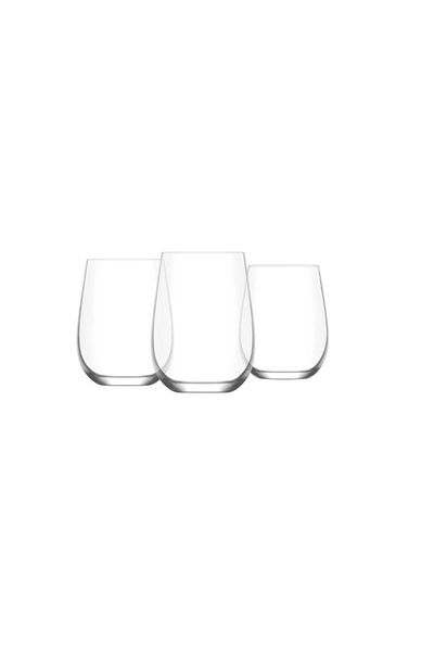 LAV Gaia Water Glass Set 18 Pieces 3 Sizes