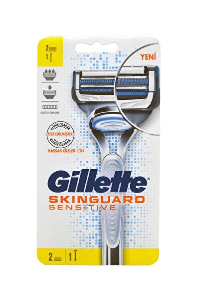 Gillette Skinguard Sensitive Tıraş Makinesi 2 Yedekli