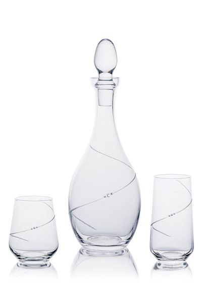 DECOSTYLE Elegance 13 Piece Glass Cup Soft Drink Set