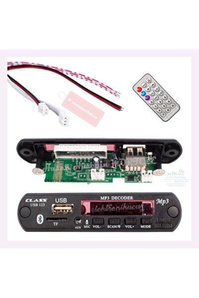 Class Ford Fiesta Titanium Bluetoothlu Oto Teyp Usb/sd Çevirici Aux Kumandalı 12v Mikrofonlu