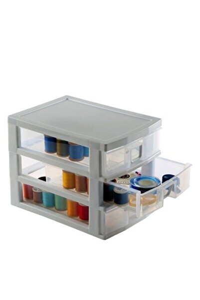 Şenyayla Plastik Mini noptiera Cindy Box, set de 3 (culoarea produsului poate varia)