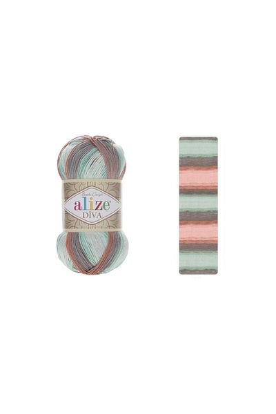 Alize Νήματα πλεξίματος χειρός Diva Batik Mercerized