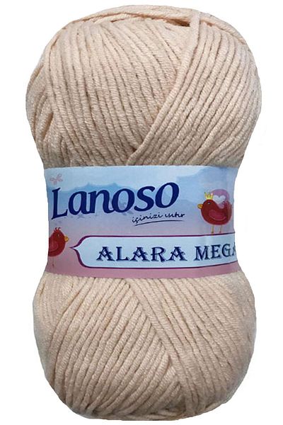 Lanoso Alara mega 937 1 πακέτο 6 Κλωστές πλεξίματος
