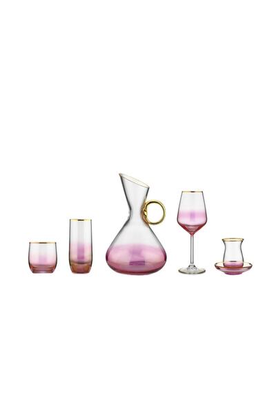 KCD Bolero Pembe 61 Parça Su Takımı