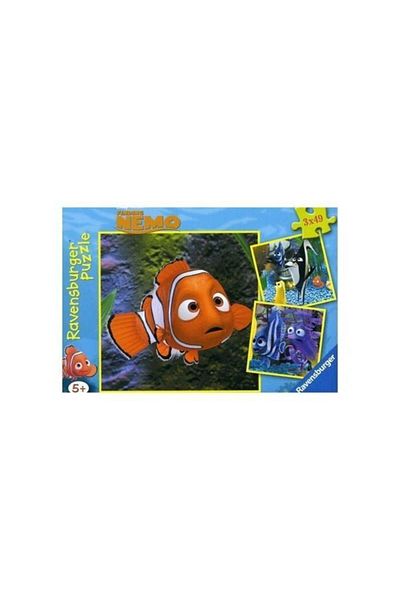 RAVENSBURGER لغز الأطفال 3x49 نيمو في حوض السمك