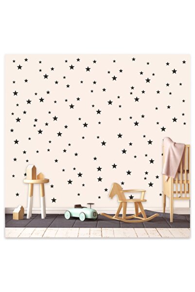 Sticker Sepetim Bebek Ve Çocuk Odası Yıldız Seti 3,4,5 Cm 100 Adet