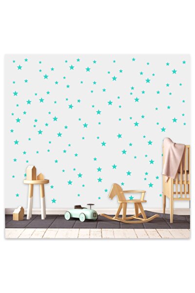 Sticker Sepetim Bebek Ve Çocuk Odası Yıldız Seti 3,4,5 Cm 100 Adet