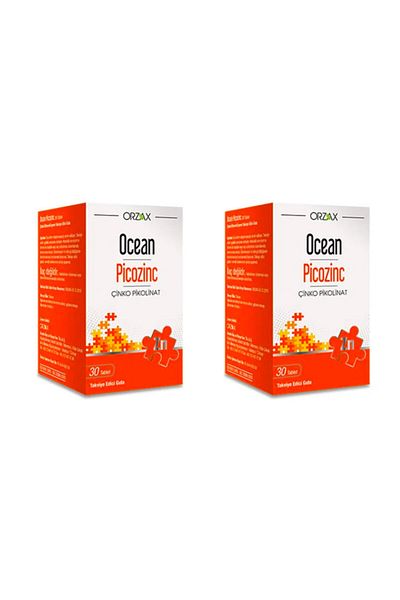 Ocean Picozinc Zinc Picolinate - 30 Tablets X 2 Pieces