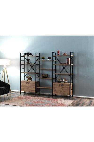 Rain Metal Bookcase & Shelf Felt