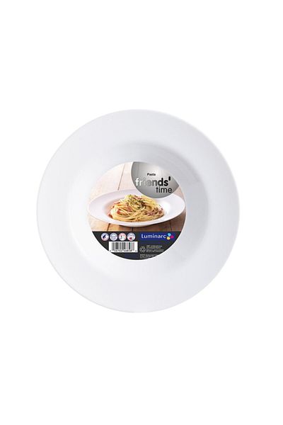 Luminarc Friends Time Tempered Pasta Plate 28 Cm White