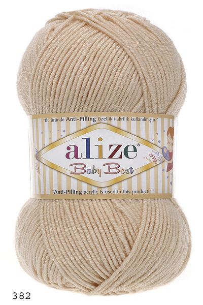 Alize Baby Best 1 Piece Powder Color Knitting Yarn Κωδικός χρώματος: 382