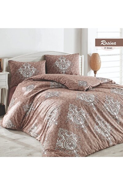 Majoli طقم غطاء لحاف فردي مبطن من Rosina مناسب لأربعة مواسم مصنوع من نسيج قطن رانفورس بنسبة 100%