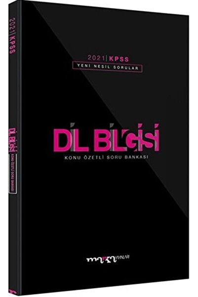 Marka Yayınları 2021 Kpss Dil Bilgisi Konu Özetli Yeni Nesil Soru Bankası