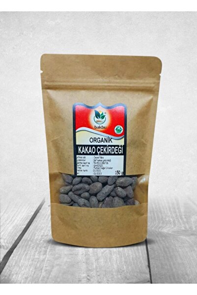 Bakbu Katkısız Organik Kakao Çekirdeği 150 Gr