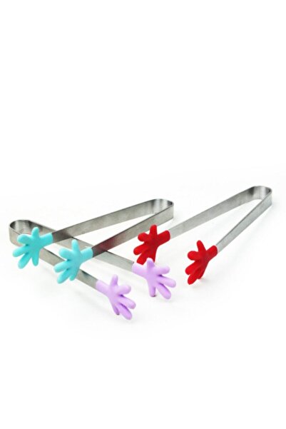 HAYATINIZI KOLAYLAŞTIRIN ملقط إصبع سيليكون - ملقط سكر ملقط ثلج قطعة واحدة