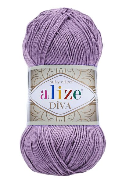 Alize Diva Mercerized Hand Knitting Yarn Κωδικός χρώματος:622-ινδικό