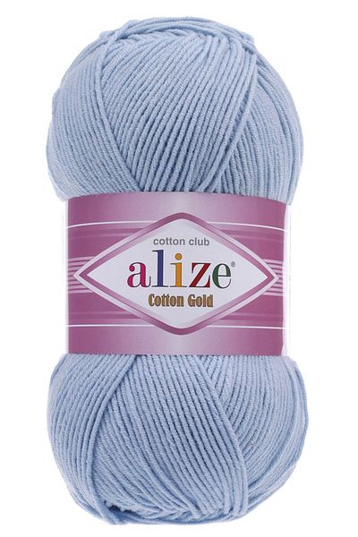 Alize Ață de tricotat manual 40 Albastru - Bumbac Aur 100 Gr
