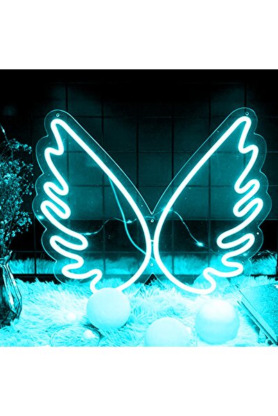 Neptün Neon Design Melek Kanadı Neon Led Tablo