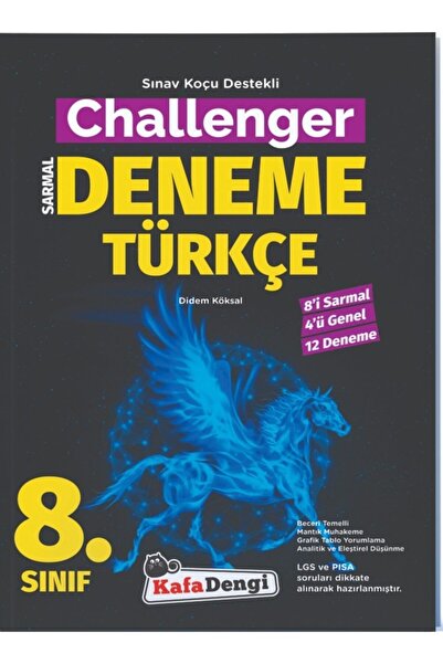 Genel Markalar 8. Sınıf Lgs Türkçe Challenger Deneme Kafa Dengi Yayınları