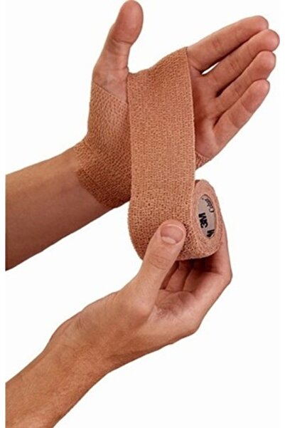 3M Coban Kendinden Yapışkanlı Sabitleme Sporcu Bandaj 2,5cm X 4,5m (10adet)  ...