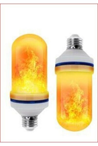 Genel Markalar Led Alev Ampul, 5 Watt E27 Duy'lu Ateş Efektli Led Alevli Lamba