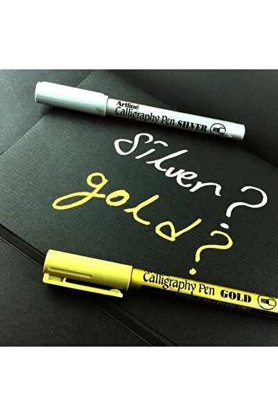 artline 993xf Calligraphy Pen 2.5mm Cut Gold