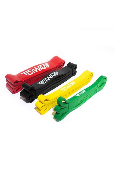 CIWAA Cwa-2060 Latex Power Band Resistance Rubber Set of 4