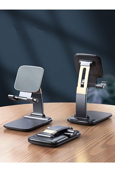 M90 Portatif Ayarlanabilir Katlanır Telefon Ve Tablet Masaüstü Standı Tutucu