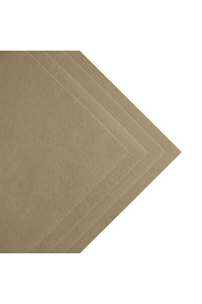 toptankece Beige Thick Felt, 2 Mm Thick, 100x100 Cm Dimensions, Hobby Felt