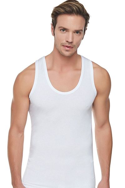 Tutku Men's Rib Tank Top / 6 Pcs