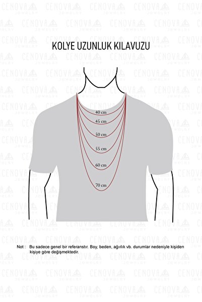 Cenova Kuyumculuk 14 Ayar Altın 55 Cm Erkek Zincir Kolye
