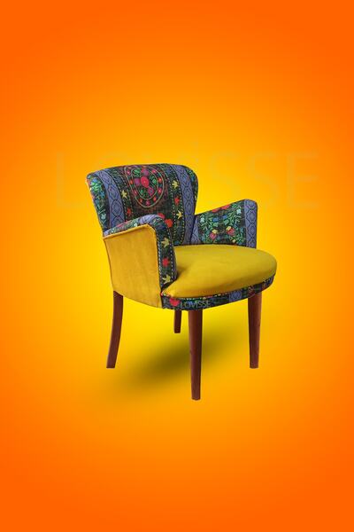 LOVİSSE HOME Sarı Bekleme Koltuğu