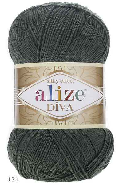 Alize Χειροποίητο πλεκτό νήμα Khaki Diva 131 Model