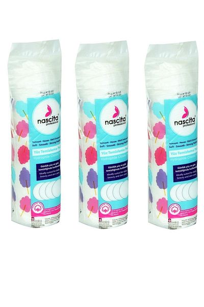 nascita Facial Cleansing Pad Makeup Disc Cotton 70pcs X 3 Pieces Kzmprt