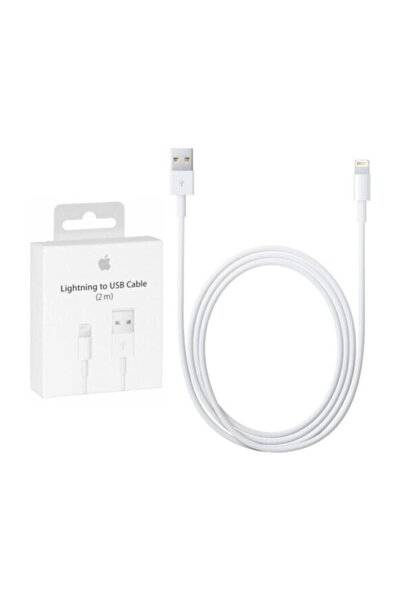 Genel Markalar Apple Iphone Orijinal Şarj Aleti Kablosu 2m Lightning Usb Kablosu