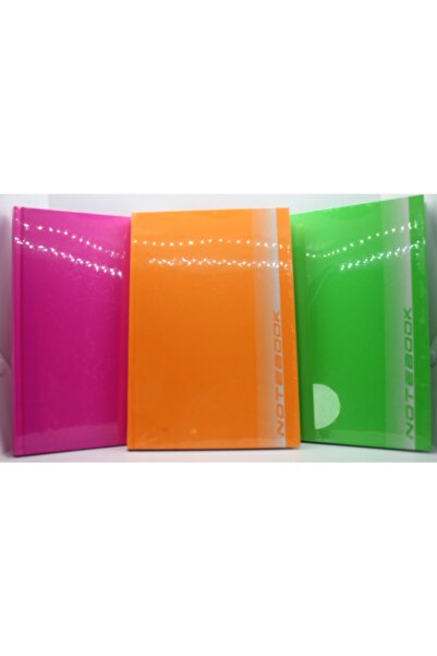 Bayındır Ciltli 17x24 Fosforlu 200 Yaprak Düz Pembe