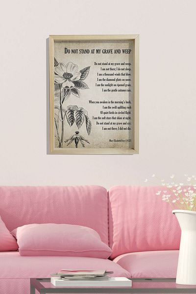 Dekor Loft Ζωγραφική τοίχου με φυσικό πεύκο Bereavement