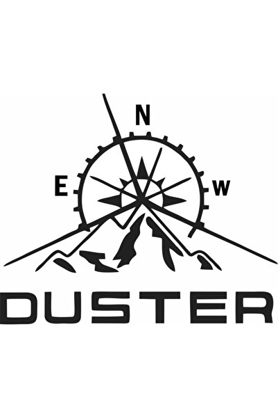 Sticker Fabrikası Duster Sticker Label 00873 ( 50x41 Cm )