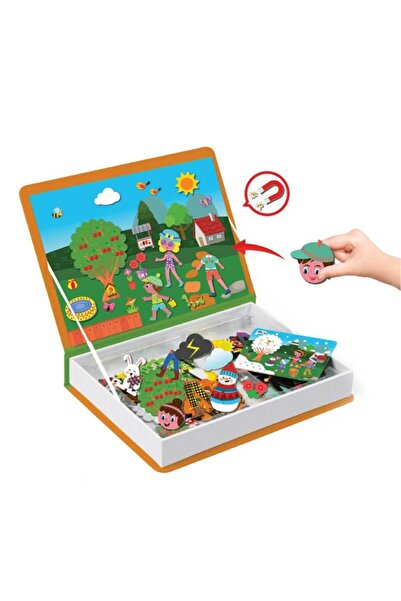 Genel Markalar Diy Toy - Manyetik Magnet Hikaye Oluşturma Mevsimler
