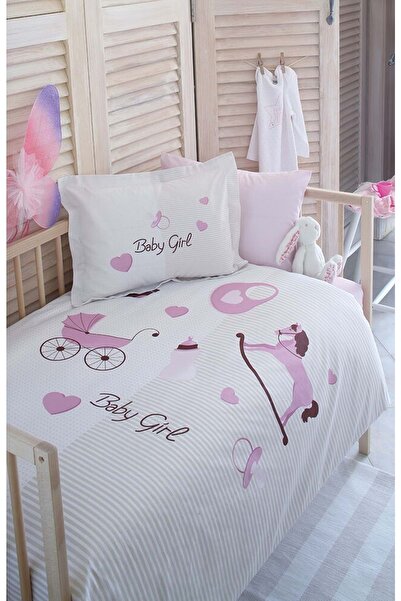Özdilek Baby Girl Pembe Rnf Bebek Nevresim Takımı