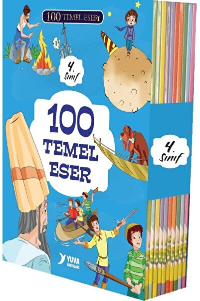 Yuva Yayınları 4.sınıf 100 Temel Eser Hikaye Seti (10 Kitap)