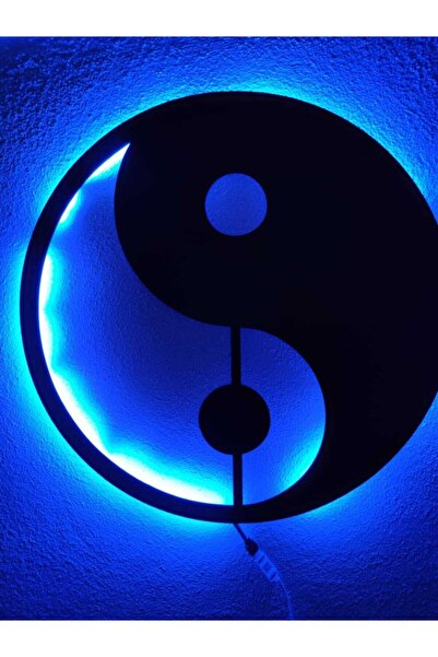 dekoraven Yin Yang-denge Led Işıklı Tablo