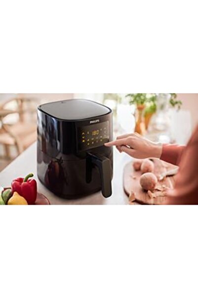 Philips Airfryer Essential Sıcak Hava Fritözü , Rapid Air ,yağsız, 0.8 Kg, 4.1 L Kapasite ,1400 W,