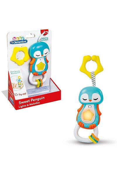CLEMENTONI Clementoni Sweet Penguin with Melodies&Lights - For Age 3+ Months