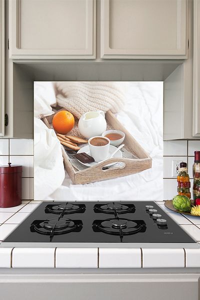 Tilki Dünyası Autocolant pentru gustări pentru cafea și desert din spatele aragazului de bucătărie