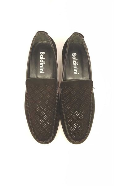 Baldinini Men's Black Nubuck Shoes
