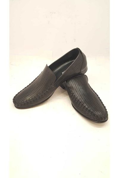 Baldinini Men's Black Leather Shoes